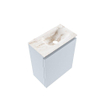 MONDIAZ TURE-DLUX Meuble de toilettes 40 cm Clay. Lavabo EDEN Frappe position droite. Sans trou de robinet. SW1102715