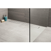 Easy Drain Tegeldrain caniveau de carrelage avec sortie latérale 9.8x120cm 50mm inox 2301766