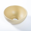 QeramiQ Dely Waskom - 19.5x19.5x9cm - keramiek - rond- beige SW1182467