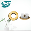 FugaFlow Eccelente Sobrado Anneau de trop plein 3cm pour lavabo Or SW1124304