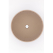 Zeza Element Vasque à poser - 41x41x14cm - solid surface - beige mat SW1439448