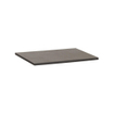 BRAUER Vulcanic topblad - 60x46x2cm - zonder kraangat - natuursteen - basalt antraciet SW16901