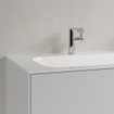 Villeroy & Boch Finion lavabo-plan de toilette - avec 2 trous de robinetterie 120x50cm - ceramic+ sans trop-plein blanc SW106532