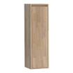 BRAUER Adore armoire de salle de bains - 120x35x35cm - avec 1 porte sans poignée ouvrant à gauche chêne abouté gris SW94924