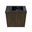 Mondiaz JOYA-DLUX Meuble de toilette 40cm - couleur Shadow - Vasque FAYE position Droite 1 trou de robinet couleur Lava. SW1422827