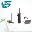 FugaFlow Efficiente Acces Ensemble d'accessoires toilette inox SW1125845