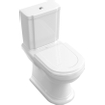 Villeroy & Boch Hommage abattant de WC - SoftClose QuickRelease charnières chromées blanc GA71465
