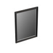 Forzalaqua Reno 2.0 spiegel 59.5x80cm Rechthoek zonder verlichting met frame Massief Eiken Black oiled SW492676