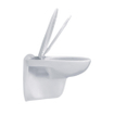 QeramiQ Basic Start Classico Pack WC suspendu - 54,5x35,5cm - à fond creux - sans bride - abattant softclose - blanc brillant SW1152613