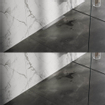 Brauer Caniveau de douche 60x7.5cm avec grille multi-usages et bride inox pour montage mural Inox brossé SW771565
