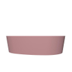 Arcqua Rocker waskom - 50x37x13cm - opbouw - rechts - organisch - cast marble roze mat SW927809