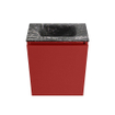 MONDIAZ TURE-DLUX Meuble toilette - 40cm - Fire - EDEN - vasque Lava - position centrale - sans trou de robinet SW1103828