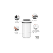 Brabantia Touch Bin Afvalemmer - 60 liter - wit SW1117335