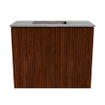 Mondiaz JOYA-DLUX 50cm toiletmeubel - kleur Ruby - Wastafel FAYE positie Links Zonder kraangat kleur Oza. SW1425496