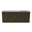 Mondiaz JOYA-DLUX 100cm meuble de toilette - couleur Shadow - Vasque FAYE position Droite Sans trou de robinet couleur Oza SW1425052