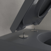 Villeroy & Boch Subway 2.0 cuvette WC suspendue - 56cm - DirectFlush à évacuation profonde CeramicPlus graphite SW546716