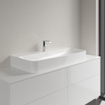 Villeroy & Boch Finion Lavabo - 1000 x 470 x 165 mm - Blanc Alpin CeramicPlus - avec trop-plein dissimulé - rectifié SW106504