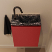 MONDIAZ TURE-DLUX meuble de toilettes 40cm Fire. Lavabo EDEN Lava position droite. Avec 1 trou de robinet. SW1103752