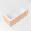 MONDIAZ FREEZE Baignoire autoportante - 180x85cm - couleur Rosee / Talc SW1015101