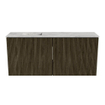 Mondiaz JOYA-DLUX 90cm toiletmeubel - kleur Shadow - Wastafel FAYE positie Links 1 kraangat kleur Glace. SW1422756