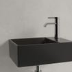 Villeroy & Boch memento 2.0 Lave-main WC face inférieure meulée 40x11.1x9.1cm 1 trou de robinet Ceramic+ Ebony SW358487