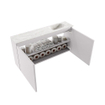 MONDIAZ TURE-DLUX meuble de toilette 100cm Cale. lavabo EDEN Ostra position droite. Avec 1 trou de robinet. SW1104747