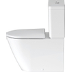 Duravit D-Neo staand toilet 37x65x40cm Zonder reservoir Glans Wit SW640485