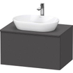 Duravit D-neo Meuble sous vasque 80x55x45.9cm 1 tiroir Graphite mat SW641180