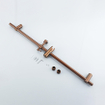 Fortifura Calvi Barre de Douche - 90 cm - support de douche - Cuivre Brossé SW1413859