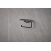 Hansgrohe Addstoris closetrolhouder met planchet mat zwart OUTLETSTORE STORE43575