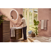 Hansgrohe Xelu demi-colonne 107x40x35cm charnière à gauche noyer foncé SW995231