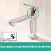 Hansgrohe Rebris S 1-gat wastafelkraan 110 m. waste chroom SW796327