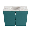 MONDIAZ TURE-DLUX Meuble toilette - 60cm - Smag - EDEN - vasque Glace - position centrale - 1 trou de robinet SW1103512