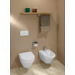 Villeroy & Boch Viconnect 2-knops bedieningsplaat 25,3x14,5 cm. wit glans OUTLETSTORE STORE43769