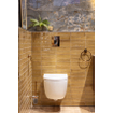 QeramiQ Dely Swirl WC suspendu - 36.5x53cm - à fond creux - sans bride - abattant softclose - blanc brillant SW1026266