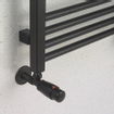 Radiateur à serviettes Crosswater MPRO - 138x48cm - 568 watt - noir mat SW487356