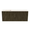 Mondiaz JOYA-DLUX 100cm toiletmeubel - kleur Shadow - Wastafel FAYE positie Links 1 kraangat kleur Meli. SW1424904