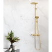Hansgrohe Raindance Select Ensemble de douche pluie - thermostat - pomme de douche 24cm - polished gold optic (or) SW297594