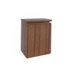 Epoch Meuble de toilette - 36x35x41cm - arrondi à droite - angle à gauche - 1 porte - plan de toilette - sans trou de robinet - Roquebrun SW1436551