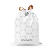 Brabantia PerfectFit Poubelle sac à déchets avec fermeture par ruban adhésif code X, 10-12 litres, 10 pièces/rouleau SW767534