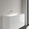 Villeroy & boch Finion Lavabo pour meuble 100x50cm sans trou de robinet ni trop-plein Ceramic+ sthone white SW209389