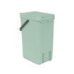 Brabantia Sort & Go Afvalemmer - 16 liter - hengsel - met beugel - jade green SW1117369