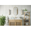 Haceka Deco miroir - 80x40cm - ovale - or brossé SW1102385