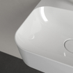Villeroy & Boch Finion Lave-main 43x39cm avec 1 trou pour robinetterie ceramic+ avec trop plein caché blanc SW106452