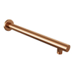 Brauer Copper Edition Regendoucheset inbouw - hoofddouche 20cm - 3 gladde knoppen - rechte wandarm - glijstang - handdouche rond 3 standen - PVD - geborsteld koper SW374498
