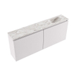MONDIAZ TURE-DLUX meuble de toilettes 120 cm Cale. EDEN lavabo Glace position droite. Avec 1 trou de robinet. SW1103284