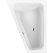 Villeroy & Boch Loop en friends baignoire - 175x135cm - gauche avec forme intérieure angulaire blanche SW28678
