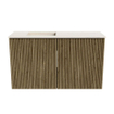 Mondiaz JOYA-DLUX 70cm toiletmeubel - kleur Dusk - Wastafel FAYE positie Links 1 kraangat kleur Meli. SW1425820