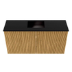 Mondiaz JOYA 80cm meuble de toilette - couleur Chêne - Vasque FAYE position Milieu 1 trou de robinet couleur Urban SW1421177