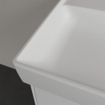 Villeroy & Boch Collaro meubelwastafel 100x47cm zonder overloop zonder kraangaten ceramic+ stone white SW358379